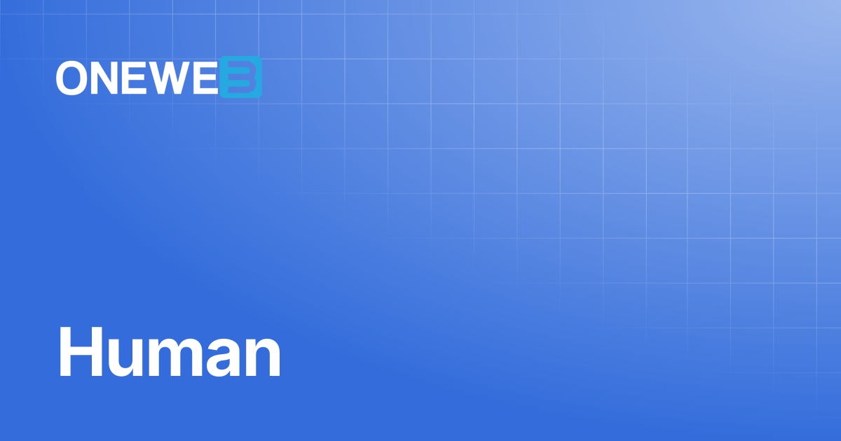 Human | ONEWEB Platform